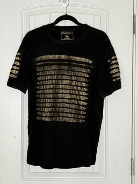 Switch Remarkable Retro Razor Cut T-Shirt Black 100% Cotton Tee Sz. XL